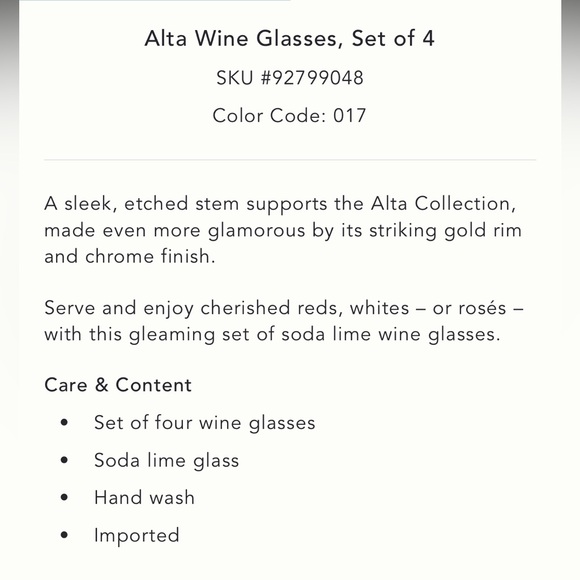 Alta assorted wine coupes glasses - Picture 8 of 16
